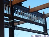 Started installing the metal framing around the perimeter of the roof Facing North-East.jpg